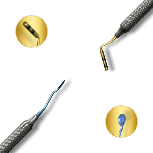 CURETA LSM 6 TI. C/ Calcador 3mm. - Imagem 2