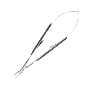 Porta-agulha Castroviejo cabo redondo ( Ponta Curva)