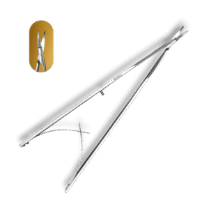 Tesoura Castroviejo Curva (Mola Invertida)