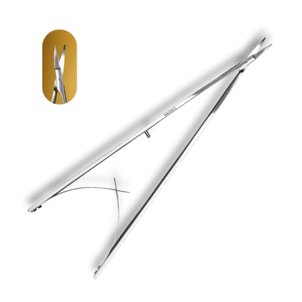 Tesoura Castroviejo Curva (Mola Invertida)